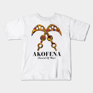 Akofena (Sword of War) Kids T-Shirt